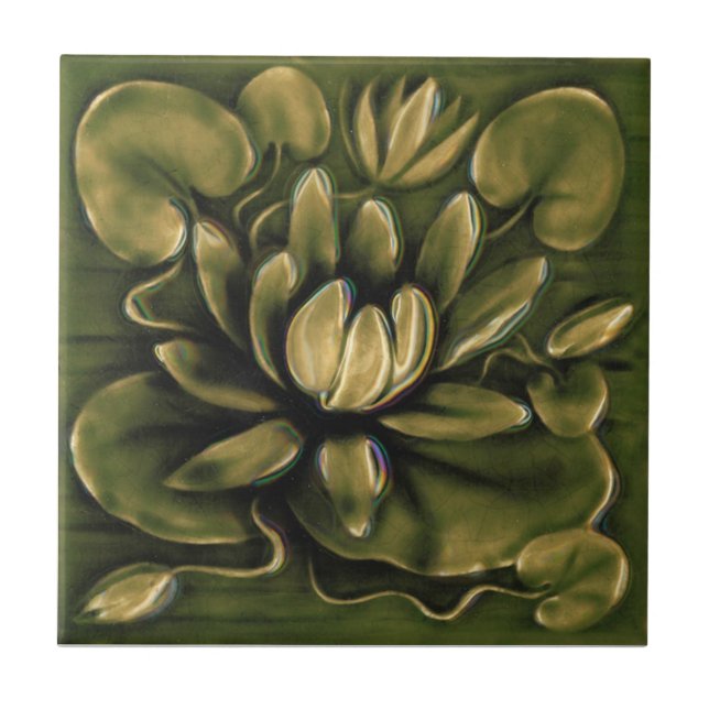 V0028 Victorian Antique Reproduction Ceramic Tile (Front)