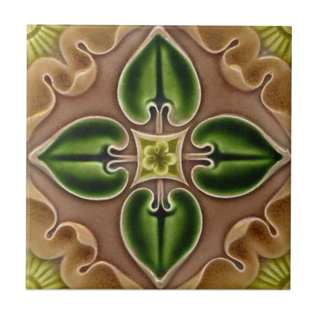 V0052 Victorian Antique Reproduction Ceramic Tile (Front)