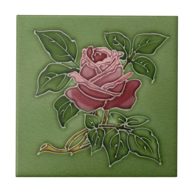 V0055 Victorian Antique Reproduction Ceramic Tile (Front)