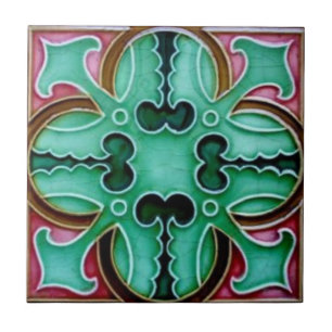 V0057 Victorian Antique Reproduction Ceramic Tile