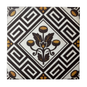 V0064 Victorian Antique Reproduction Ceramic Tile