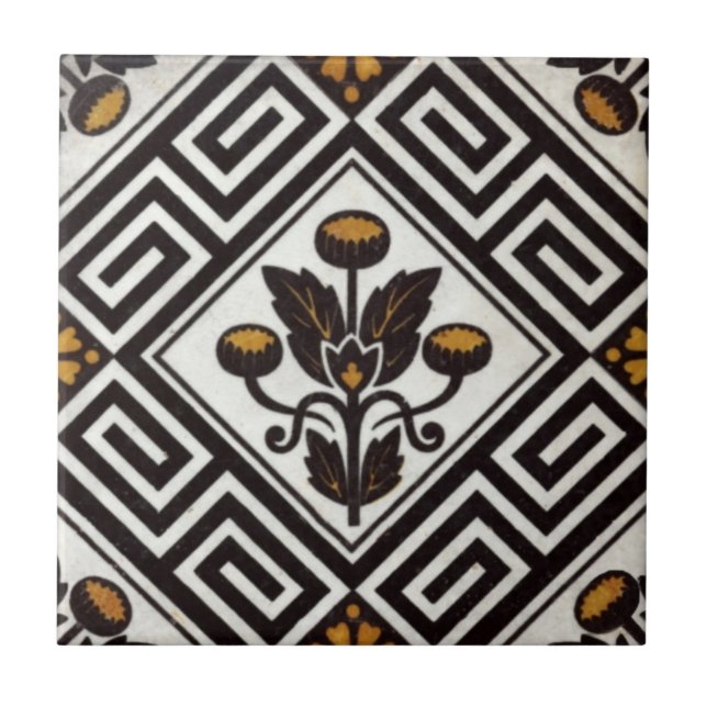 V0064 Victorian Antique Reproduction Ceramic Tile (Front)