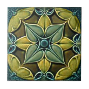 V0067 Victorian Antique Reproduction Ceramic Tile