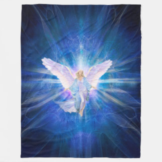 V009-Angel 5 Blue Fleece Blanket