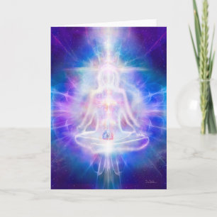 V069 Meditator Flame Card