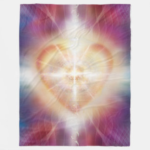 V076 Light in Shadow 45 Fleece Blanket