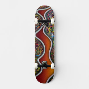 V19 Abstract Skateboard