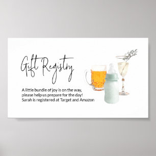 V1 Gift Registry Insert_Custom Digital Download Poster