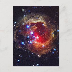 V838 Monocerotis star NASA Postcard