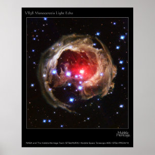 V838MonocerotisLightEcho-2004-10a Poster