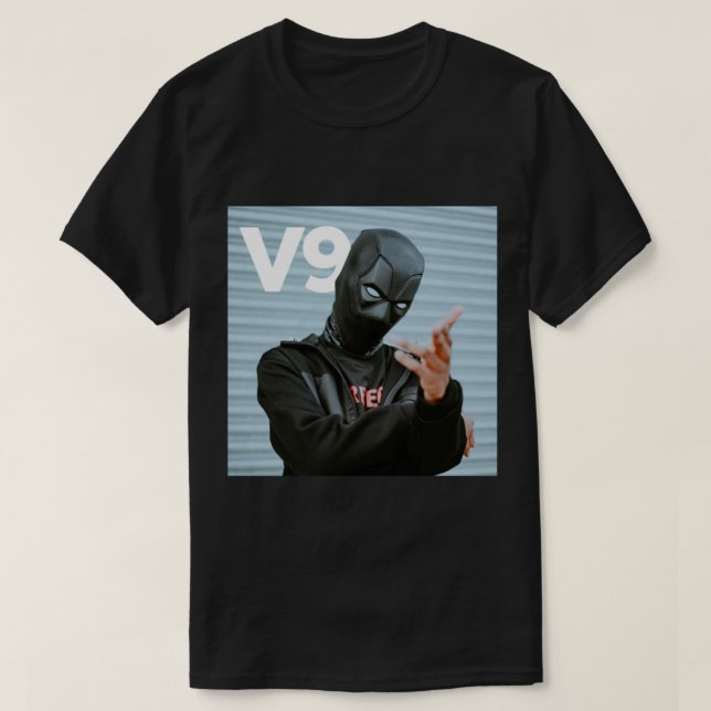 V9 UK Drill Classic T-Shirt (Design Front)