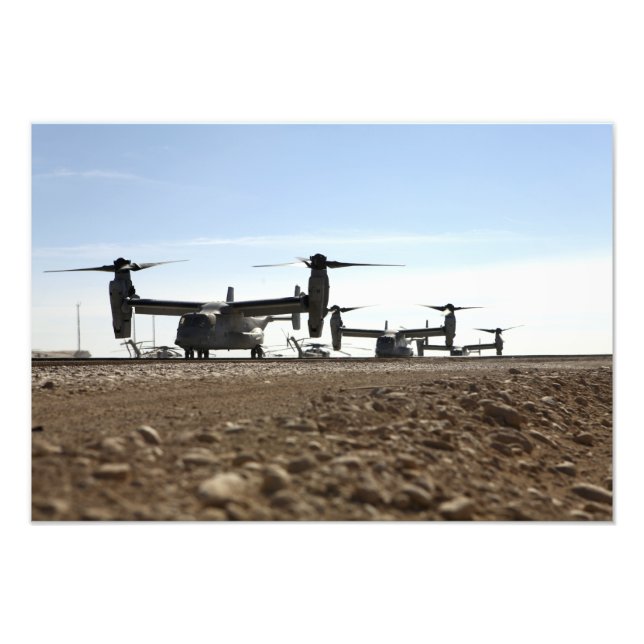 V-22 Osprey tiltrotor aircraft Photo Print (Front)