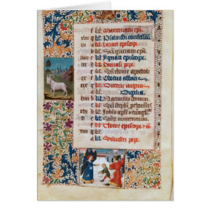V.25-3 Fol.12v The Month of December