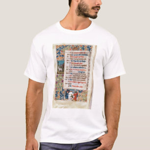 V.25-3 Fol.12v The Month of December T-Shirt