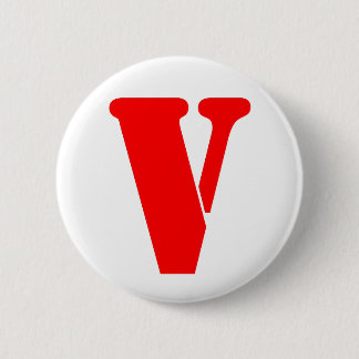V_2 6 CM ROUND BADGE