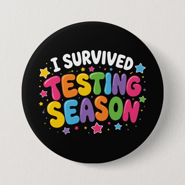 v 7.5 cm round badge (Front)
