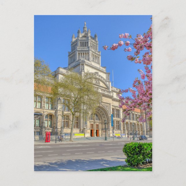 V&A South Kensington, London UK Postcard (Front)