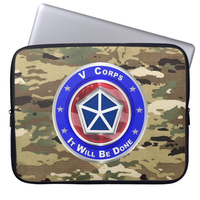 V CORPS  LAPTOP SLEEVE (Front)