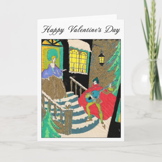 V-Day Troubador Card (Front)