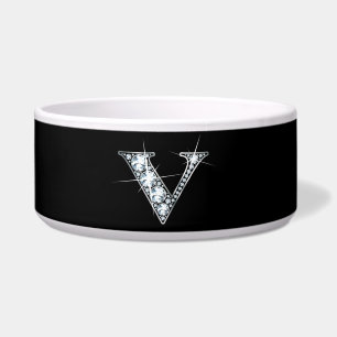 V "Diamond Bling" Pet Bowl