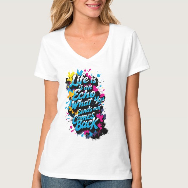 V Echo of Life T-shirt (Front)