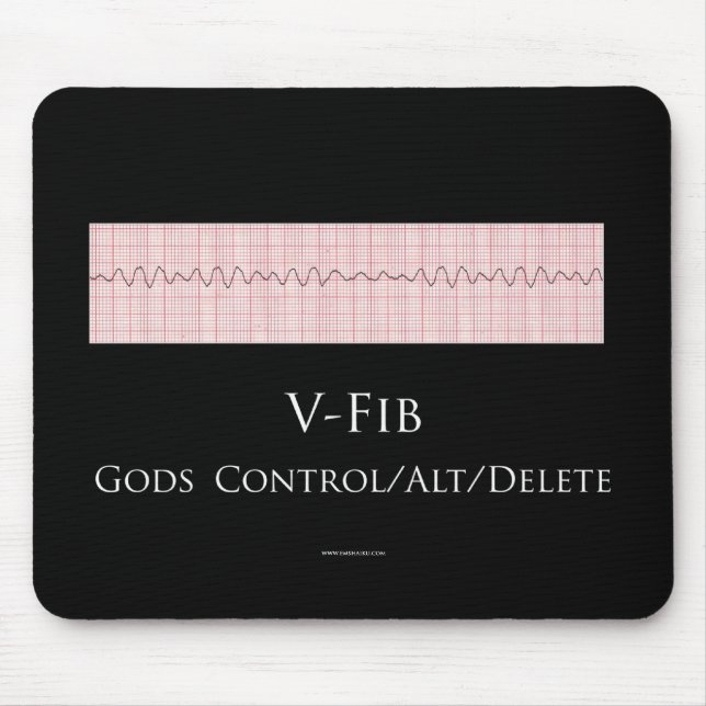 V Fib Mouse Mat (Front)
