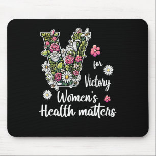 V For Victory; Women's Health S Mouse Mat