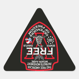 V FREE TRIANGLE STICKER