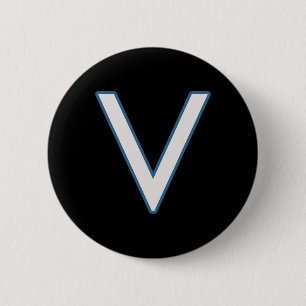 V Games Funny Gaming Video Game Adult  6 Cm Round Badge