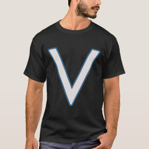 V Games Funny Gaming Video Game Adult  T-Shirt