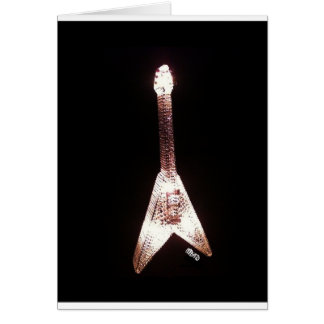 V Guitar Card