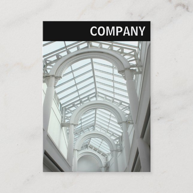 V Header - Arcade/Mall Business Card (Front)