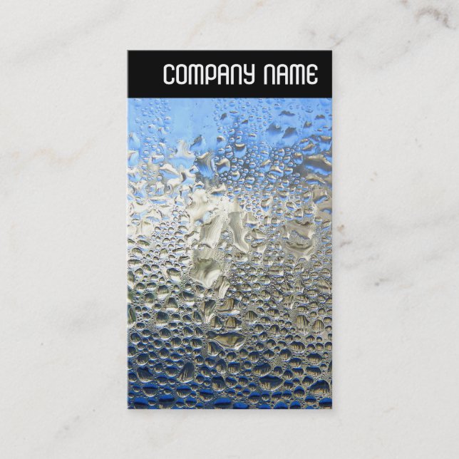 V Header - Cool Water II Business Card (Front)