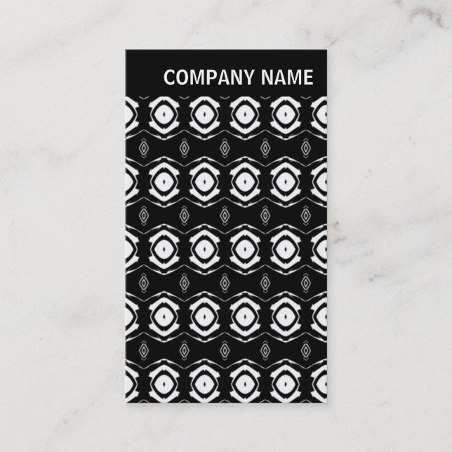 V Header - Image - Abstract Geometric Business Card (Front)