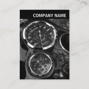 V Header - Photo - Classic Motorcycle Gauges Business Card