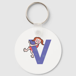 V is for.... key ring