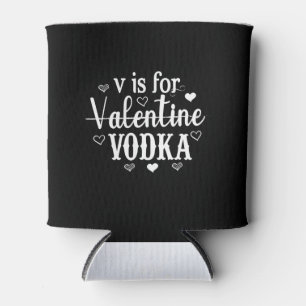 V Is For Valentine Vodka-Vodka-Valentines Day Can Cooler