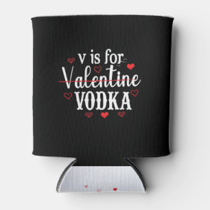 V Is For Valentine Vodka-Vodka-Valentines Day Can Cooler