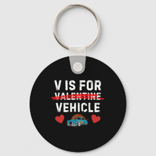 V Is For Vehicle Funny Old Retro Vintage Auto Clic Key Ring