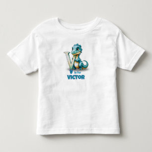 V is for Velociraptor –  Toddler T-Shirt