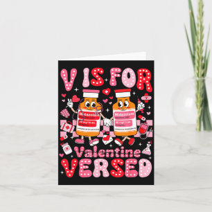 V Is For Versed Valentine Nurse Pacu Crna Icu Er N Card