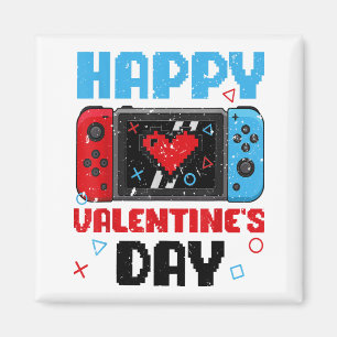 V Is For Video Games Funny Valentines Day Gamer Co Magnet