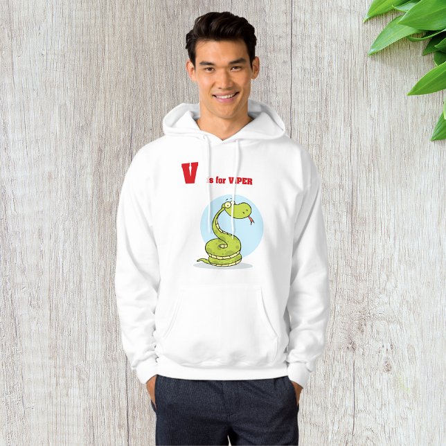 V is for Viper Mens Hoodie (Creator Uploaded)
