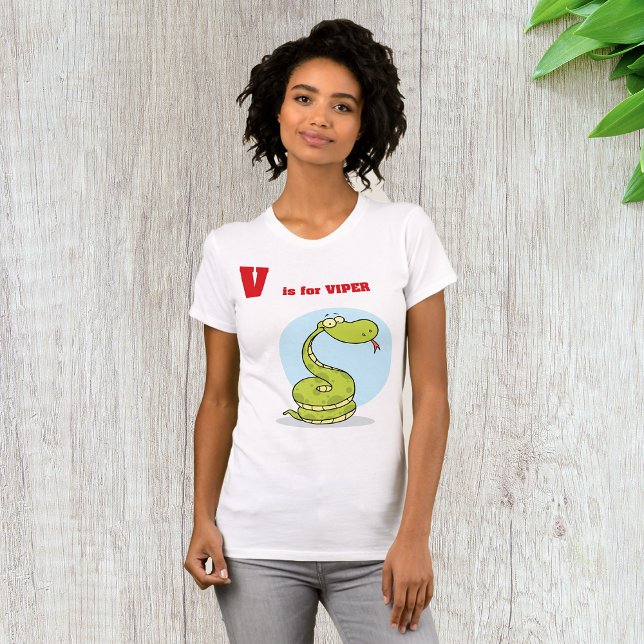 V is for Viper Womens T-Shirt (Creator Uploaded)