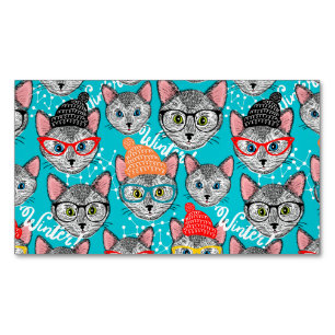 v Magnetic business card