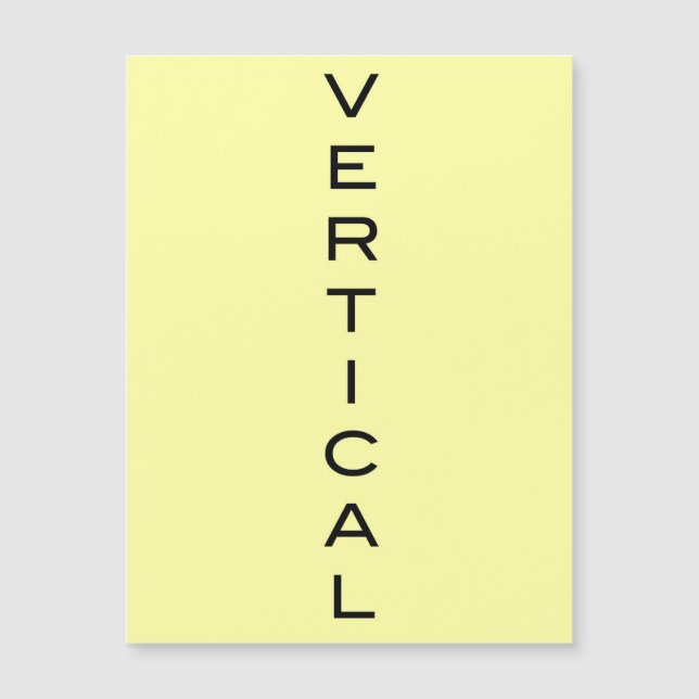 V MAGNETIC CARD (Front)