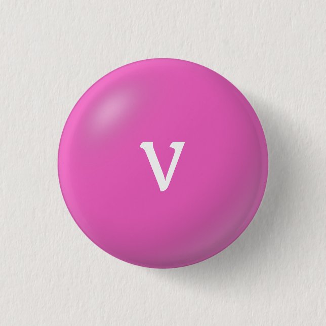 V Monogram Button (Front)