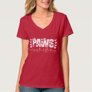 v neck dog mum shirt