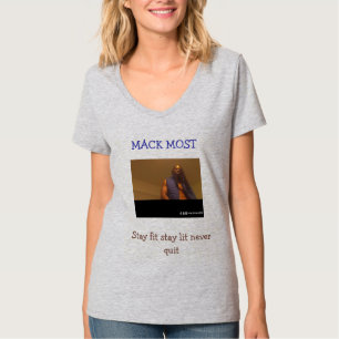 V-Neck T-Shirt (Light Steel)