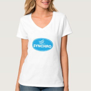 V-NECK T-Shirt Synchronised Swimming - Icon